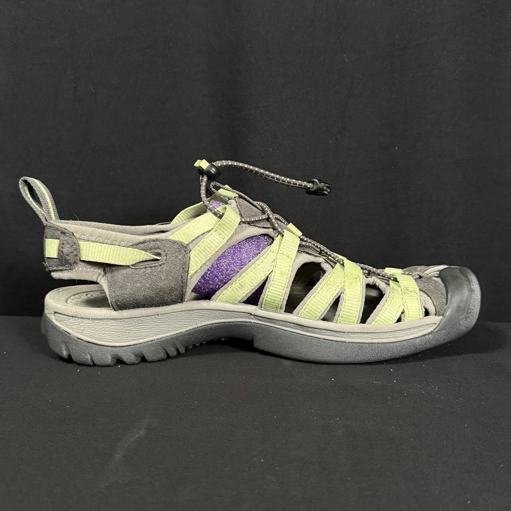 KEEN Whisper Sports Sandal Nile Green Gray Waterproof Hiking Womens 9 5124-NENG - Picture 8 of 14